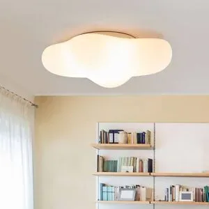 LIVIQUE, Deckenlampe Piu Weiss 50 cm 18 cm - Material: Polycarbonat - Deckenlampe