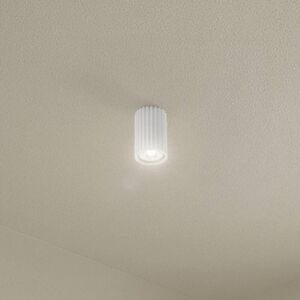 Deckenlampe Karbon SOLLUX LIGHTING, dimmbar, weiß / opal, für Wohn- / Esszimmer, Aluminium, Modern, Deckenlampe