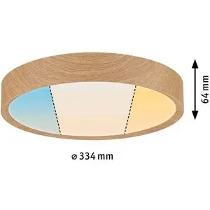 Paulmann, Paulmann 71085 Tega LED-Deckenleuchte LED LED fest eingebaut 22.5 W Holz