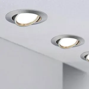 Paulmann, Paulmann 93399 LED-Einbauleuchte LED GU10 Eisen (gebürstet)