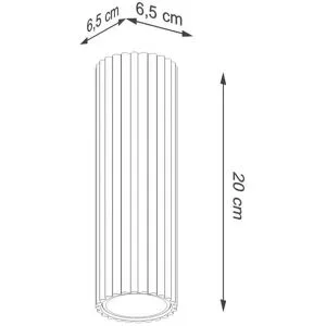 Deckenlampe Karbon SOLLUX LIGHTING, dimmbar, weiß / opal, für Wohn- / Esszimmer, Aluminium, Modern, Deckenlampe
