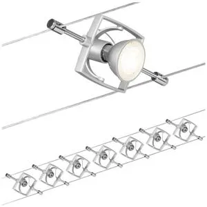Paulmann, Paulmann MacII 94152 Seil-Komplettsystem GU5.3 70 W LED Chrom (matt)