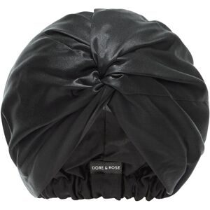 Dore & Rose, Dore & Rose Premium Silk Bonnet Black Handtuch 1 Stk