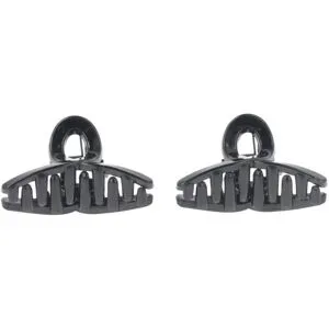SOLIDA, Solida Haarklammer schwarz shiny Haarspangen 2 Stk