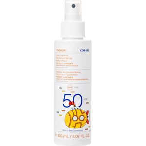 Korres, KORRES YOGHURT Komfort Sonnenschutzspray für Kinder für Gesicht & Körper SPF50 Sonnencreme 150 ml