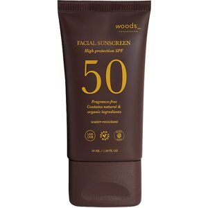 Woods Copenhagen, Woods Copenhagen Facial Sunscreen SPF50 Sonnenschutz 50 ml