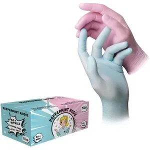 Ampri, Ampri Pepermint Rosie STYLE Handschuhe Nitril puderfrei Gr&ouml;sse L 60 Stk.