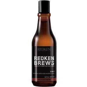undefined, Redken For Men Brews 3 In 1 Shampoo 300 ml