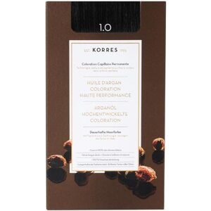 Korres, Korres Argan OIL Hochentwickelte Haarcoloration Black / Schwarz 1.0