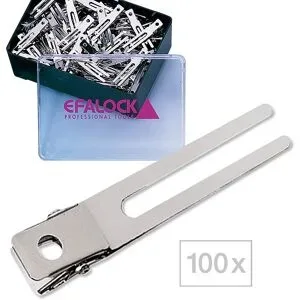 Efalock Qualitäts-Haarclips Pro Packung 100 Stück
