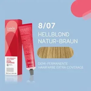undefined, Londa Intensivtönung Extra Coverage 8/07 hellblond natur-braun 60 ml