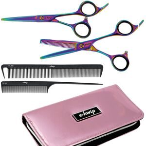 undefined, HS Schere e-kwip Starter Set Color (HS 5,5",Mod.HS 30Z 5,5",2Kämme,Tasche)