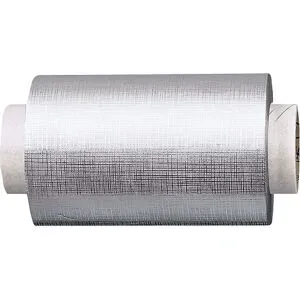 Fripac, Fripac Alu-Haarfolie Super-Plus 15 my Geprägt, 100 m x 12 cm Silber