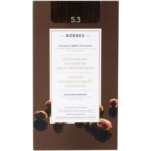 Korres, Korres Argan OIL Hochentwickelte Haarcoloration Golden Honey Light Brown / Hellbraun Gold 5.3