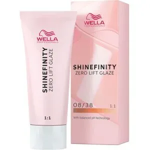 Wella, Wella Shinefinity Zero Lift Glaze 08/38 Honey latte 60 ml