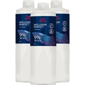 Wella Professionals Welloxon Perfect Creme Developer 3er Set 9 % - 30 Vol. 3 x 1 Liter