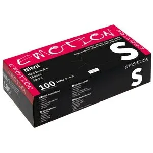 EFALOCK, Efalock Nitril Handschuhe S ungepud.schwarz