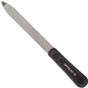 Nippes, Nippes Saphir-Nagelfeile grob/fein, 16 cm