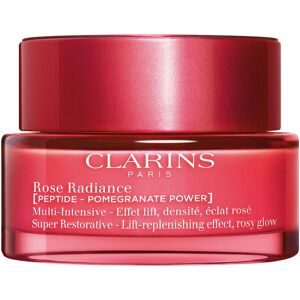 Clarins, Clarins - Multi-Intensive Rose Radiance - Superintensive Anti-Age Tagescreme für Lifting-Effekt, Hautdichte, mehr Leuchtkraft., 50 ml