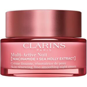 Clarins, Clarins - Multi-Active Crème Nuit Toutes peaux - Glättende, hauterneuernde Nachtcreme für das Gesicht für jeden Hauttyp, 50 ml
