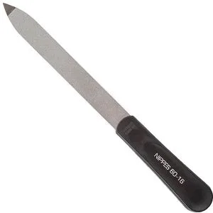 Nippes, Nippes Saphir-Nagelfeile grob/fein, 16 cm