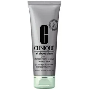 Clinique, Clinique - All About Clean Charcoal Scrub + Mask Anti-Pollution, 100  ml