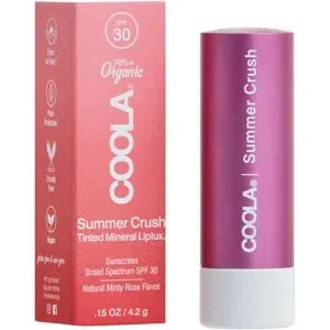 Coola, Coola - Mineral Liplux Getönter Lippenbalsam SPF30 - Summer Crush, One Size, Zimt Satin