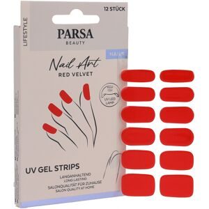 PARSA Beauty, PARSA Beauty UV-Nagelfolien Red Velvet, 12 Stk. Nagelfolie 12 Stk