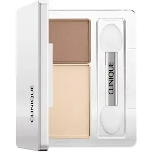 Clinique, Clinique All About Shadow Duo Twilight Mauve / Brandided Lidschatten 2,2 g 4 - IVORY BISQUE/ BRONZE SATIN