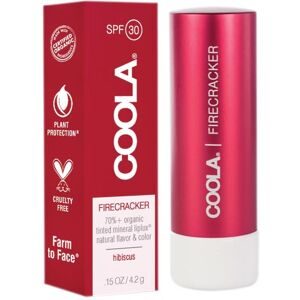 Coola, Coola - Mineral Liplux Getönter Lippenbalsam SPF30 - Firecracker, One Size, Rosa Himbeere