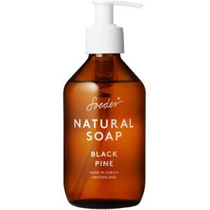 Soeder, Soeder Natural Soap Black Pine Body Care[Transparent-250-ml], 250 ml - Amorana