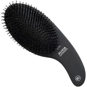 undefined, Olivia Garden Expert Care Curve Wildschwein-/Nylonborsten Matt Schwarz