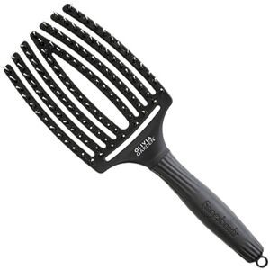 Olivia Garden, Olivia Garden Fingerbrush Care Iconic Boar & Nylon Full Black Haarb&uuml;rste schwarz L