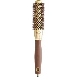 Olivia Garden, Olivia Garden Expert Blowout Shine Wavy Bristles Gold & Brown 25 mm