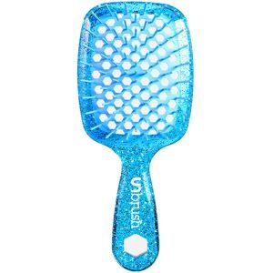 UNbrush, UNbrush Detangling Hair Brush Mini Glitter - Sapphire Detangler 1 ct