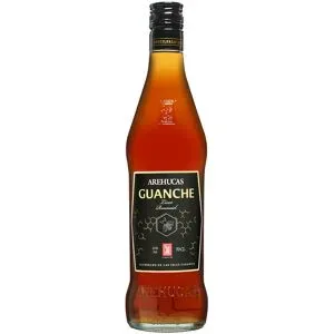 Destilerías Arehucas, Arehucas Ron Miel Guanche Likör mit Honig & Rum / 20 % Vol. / 0,7 Liter-Flasche