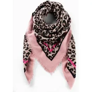 bonprix Leotuch mit Herzenrosa 0Damen