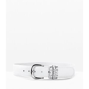 bonprix, bonprix Hüftgürtel aus Polyurethan, mit Nieten- und Flechtdetail, im Casual Stil