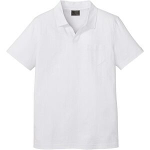 bonprix, bonprix Poloshirt bequeme Passform, reine Baumwolle, Umlegekragen und Brusttasche