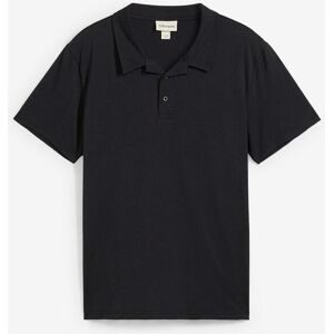bonprix, bonprix Poloshirt Basic-Form, kurze Druckknopfleiste, Umlegekragen, reine Baumwolle