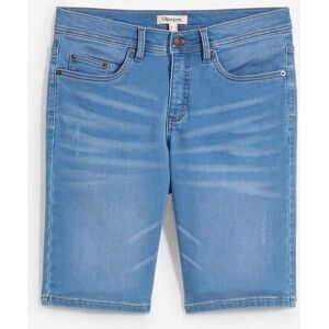 bonprix, bonprix Bermudas mit Used-Effekt, aus Baumwolle, Polyester und Elasthan, casual Stil