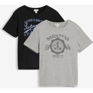 bonprix, bonprix T-Shirt Packung, 2 regular fit, Kurzarm, coole Frontprints