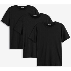 bonprix, bonprix T-Shirt "T-Shirt (3er Pack)" Packung, 3 Stk. bequemer Regular Fit, Rundhalsausschnitt, leichte Stoffqualität
