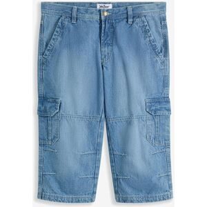 bonprix, bonprix 3/4-Jeans regular fit, mit Elasthan-Anteil, mit Ziernähten, mit Waschung