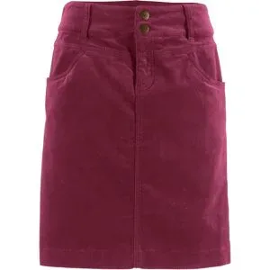 bonprix Cordrock aus elastischem Baumwoll-Mixrot 36Damen