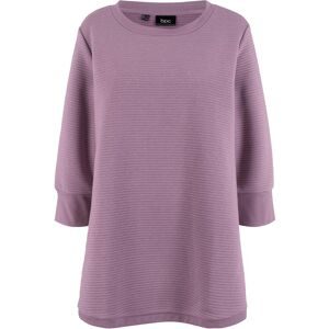 bonprix, bonprix Sweatshirt, langer Schnitt, mit U-Bootausschnitt, mit Ballonärmeln