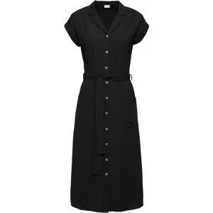 bonprix Blusenkleid mit Bindebandschwarz 46Damen