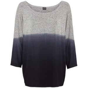 bonprix, bonprix Oversize-Shirt Oversize-Passform, 3/4-Fledermausärmel, mit Farbverlauf
