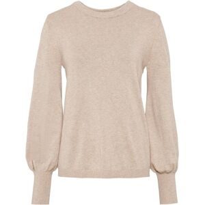 bonprix, bonprix Strickpullover aus weichem Viskose-Feinstrick, mit Ballon-Ärmeln mit breiten Bündchen