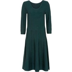 bonprix, bonprix Strickkleid "Strickkleid aus fliessendem Viskose-Mix" für besondere Anlässe, aus Viskose-Mix, ausgestellte Passform